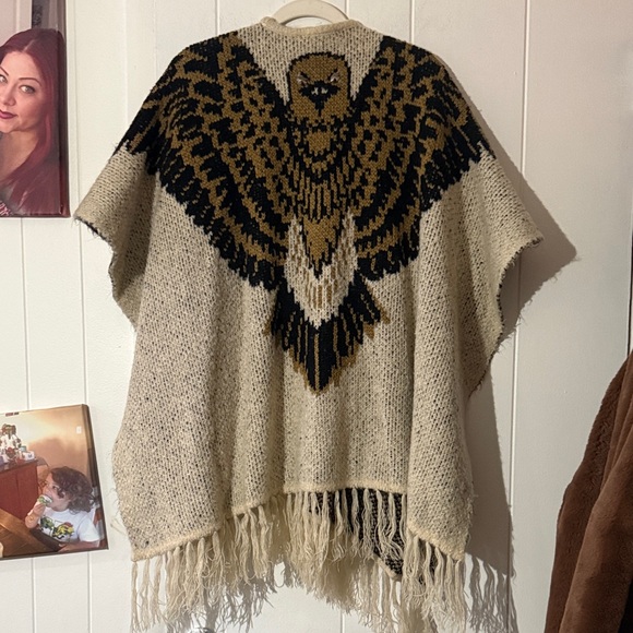 vertigo Jackets & Blazers - Elegant Black and Tan Cape